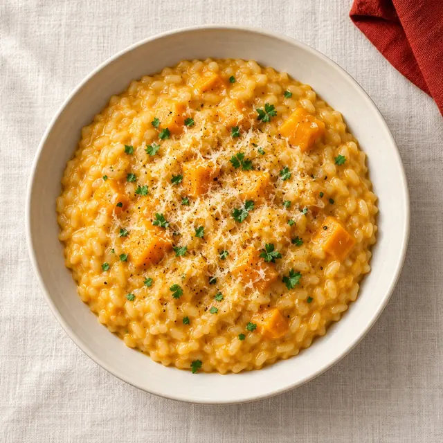 Risotto au potiron