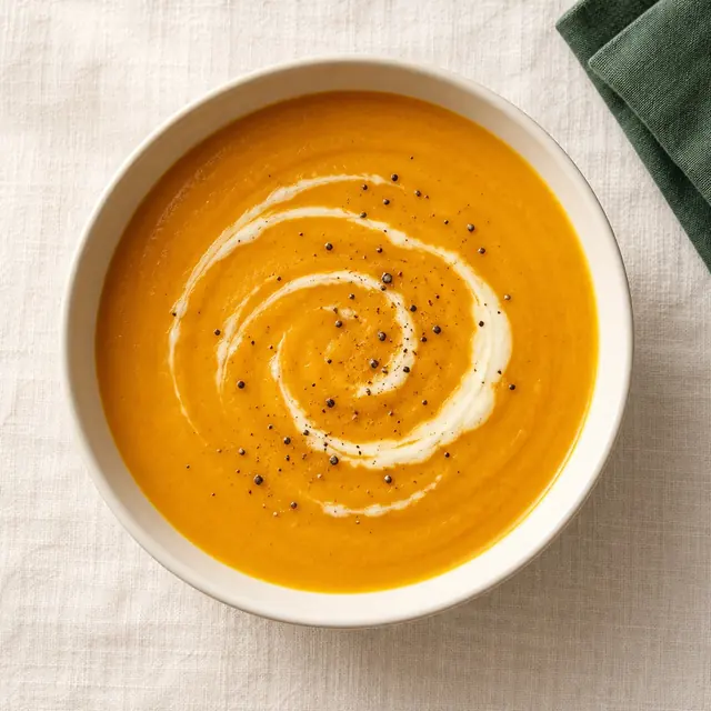 Velouté de potimarron au curry